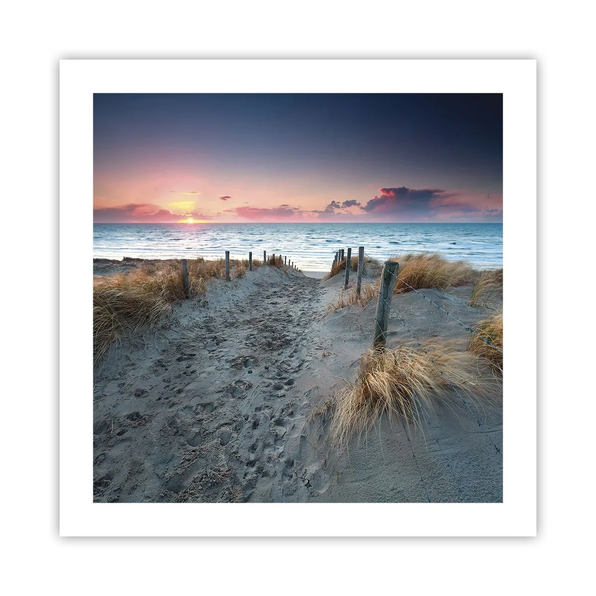 Plakat - Rozlałeś tęczę blasków promienistą… - 50x50 cm