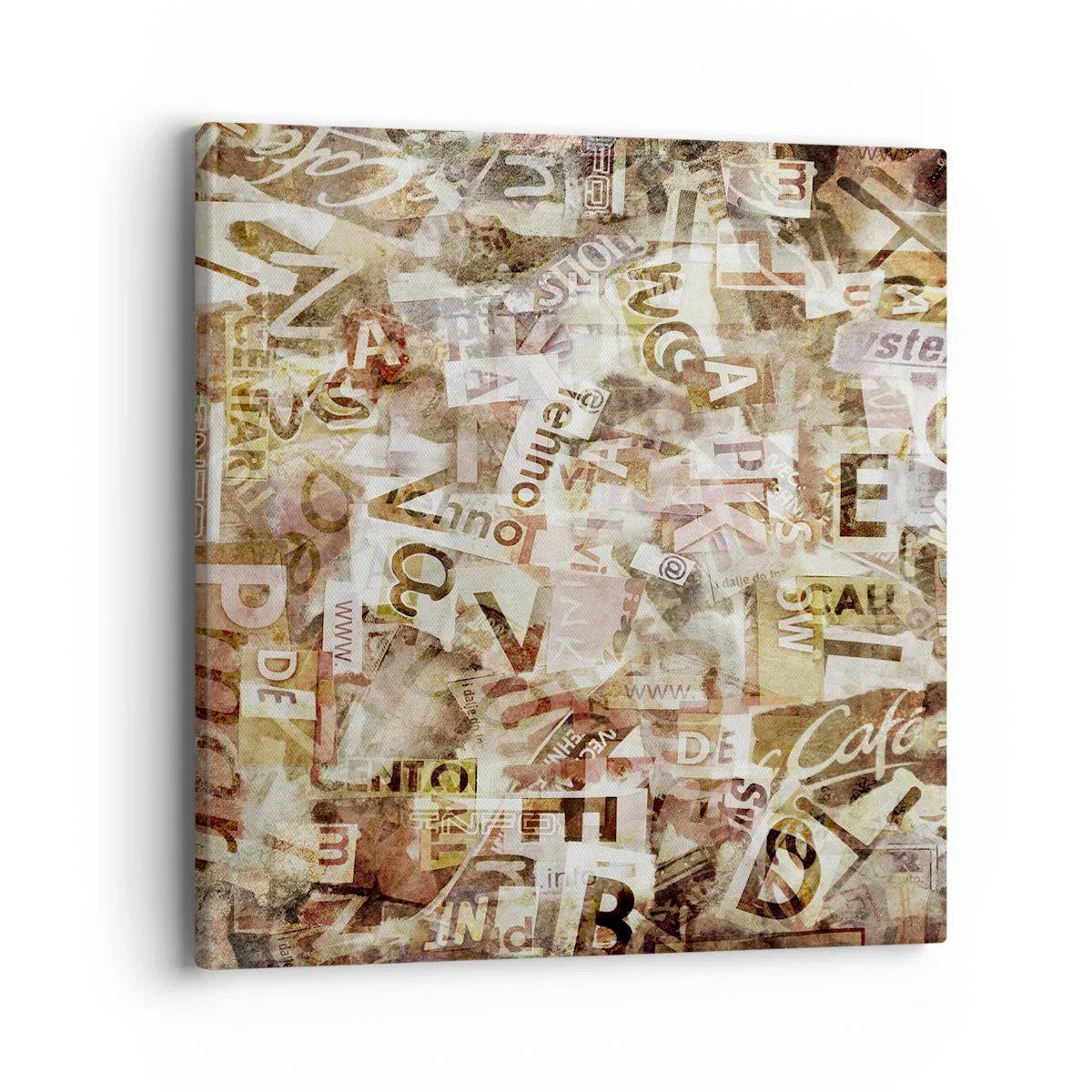 Obraz na płótnie - Zjednoliterzam paplomanię - 40x40 cm