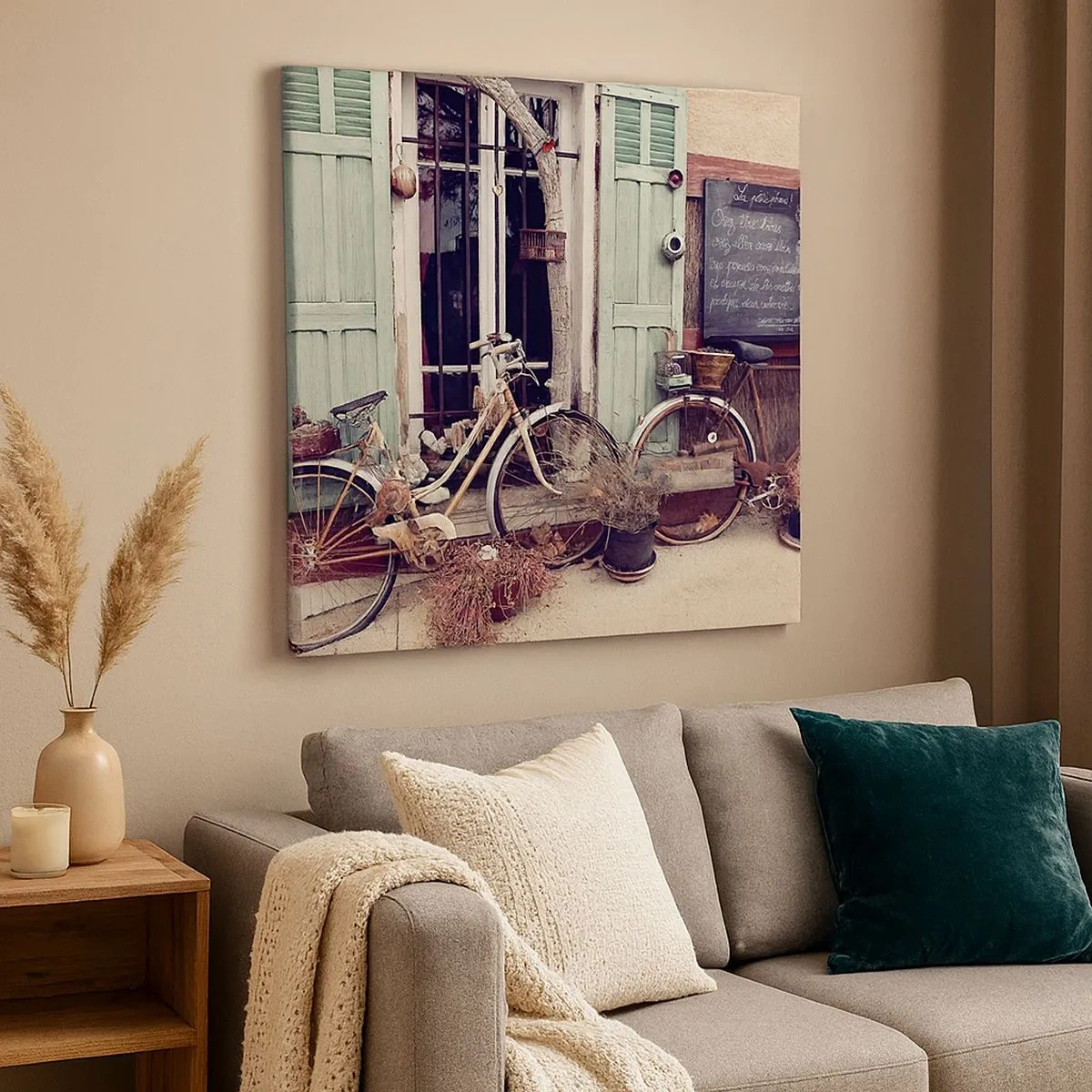 Obraz na płótnie - Niech żyje prowincja - 30x30 cm