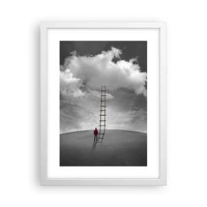 Plakat w białej ramie - Wszystko możliwe - 30x40 cm