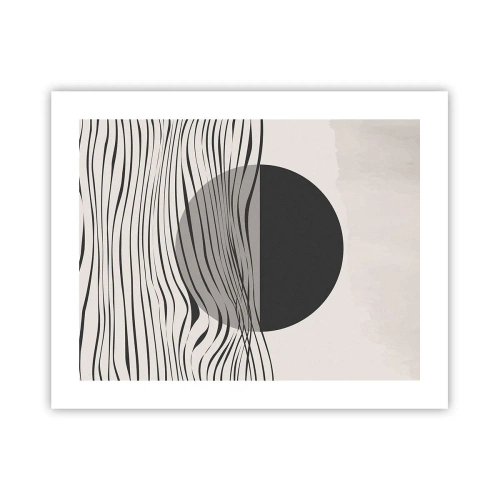 Plakat - Kompozycja połowiczna - 50x40 cm