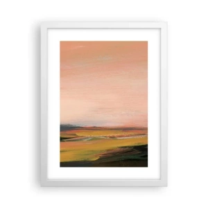 Plakat w białej ramie - W różowej tonacji - 30x40 cm