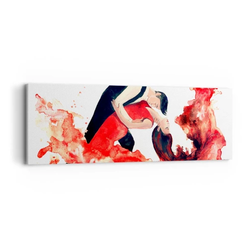 Obraz na płótnie - Tango - zmysłowa fala - 90x30 cm