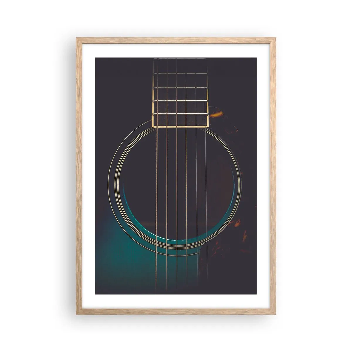 Plakat w ramie jasny dąb - Chwila zanim zabrzmi - 50x70 cm