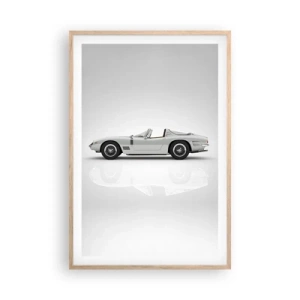 Plakat w ramie jasny dąb - Obietnica zabawy - 61x91 cm