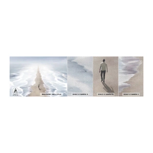 Fototapeta Próbka Premium Sand - Jasna przyszłość - Morze, Jasny, Plaża - 100x30 cm