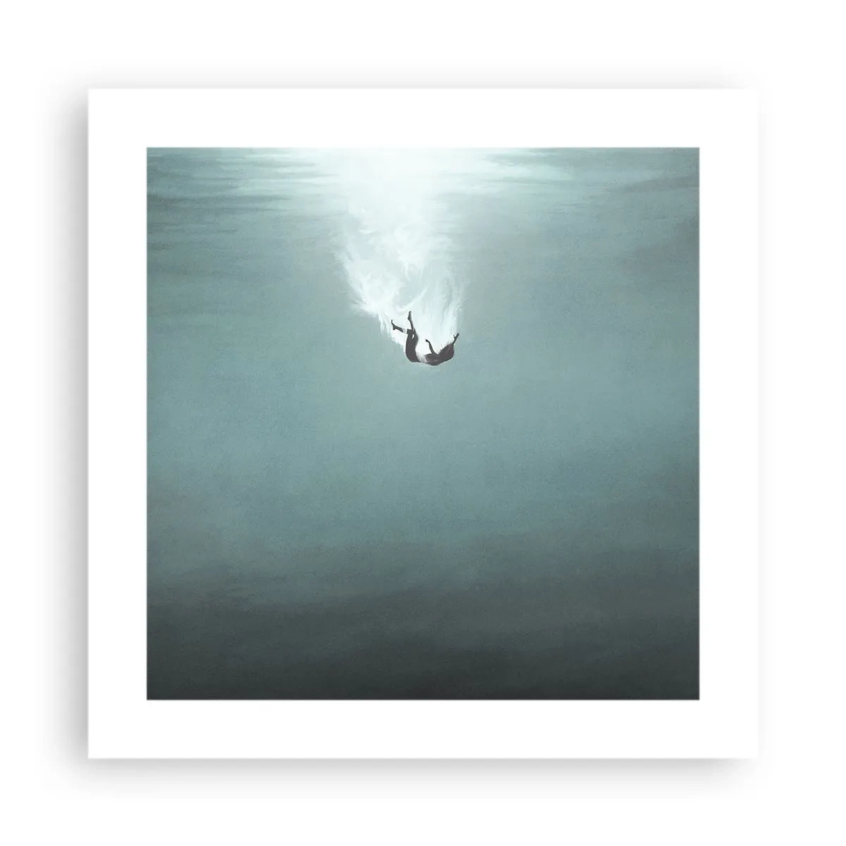 Plakat - W objęciach oceanu - 40x40 cm