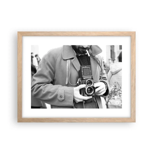 Plakat w ramie jasny dąb - W stylu retro - 40x30 cm