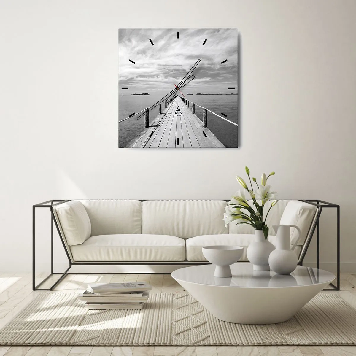 Zegar ścienny - A może podróż… - 30x30 cm