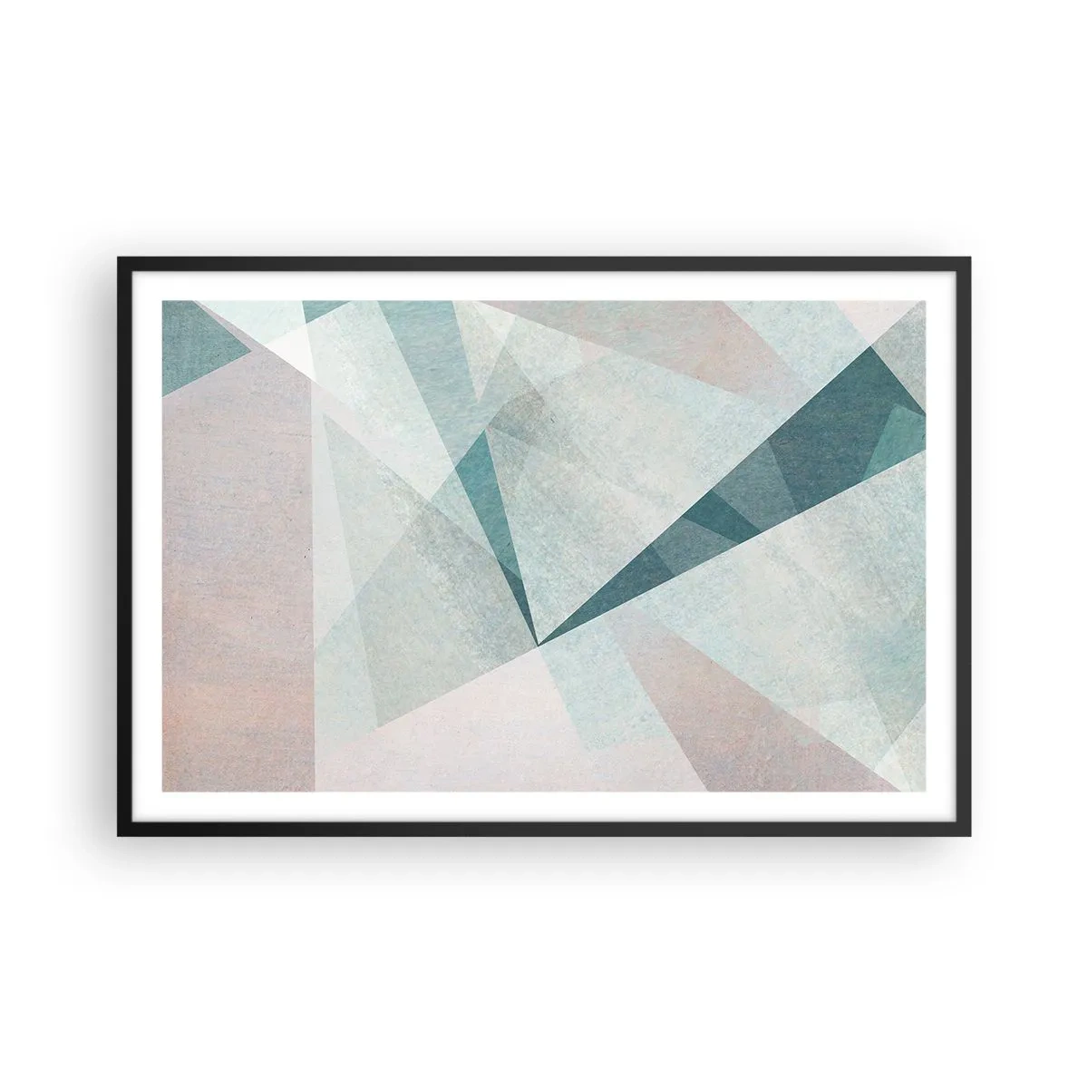 Plakat w czarnej ramie - Spokojnie choć dynamicznie - 91x61 cm