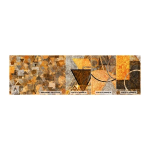 Fototapeta Próbka Standard Eco - Świat ujęty w formę - Abstrakcja, Sztuka, Nowoczesny Wzór - 100x30 cm
