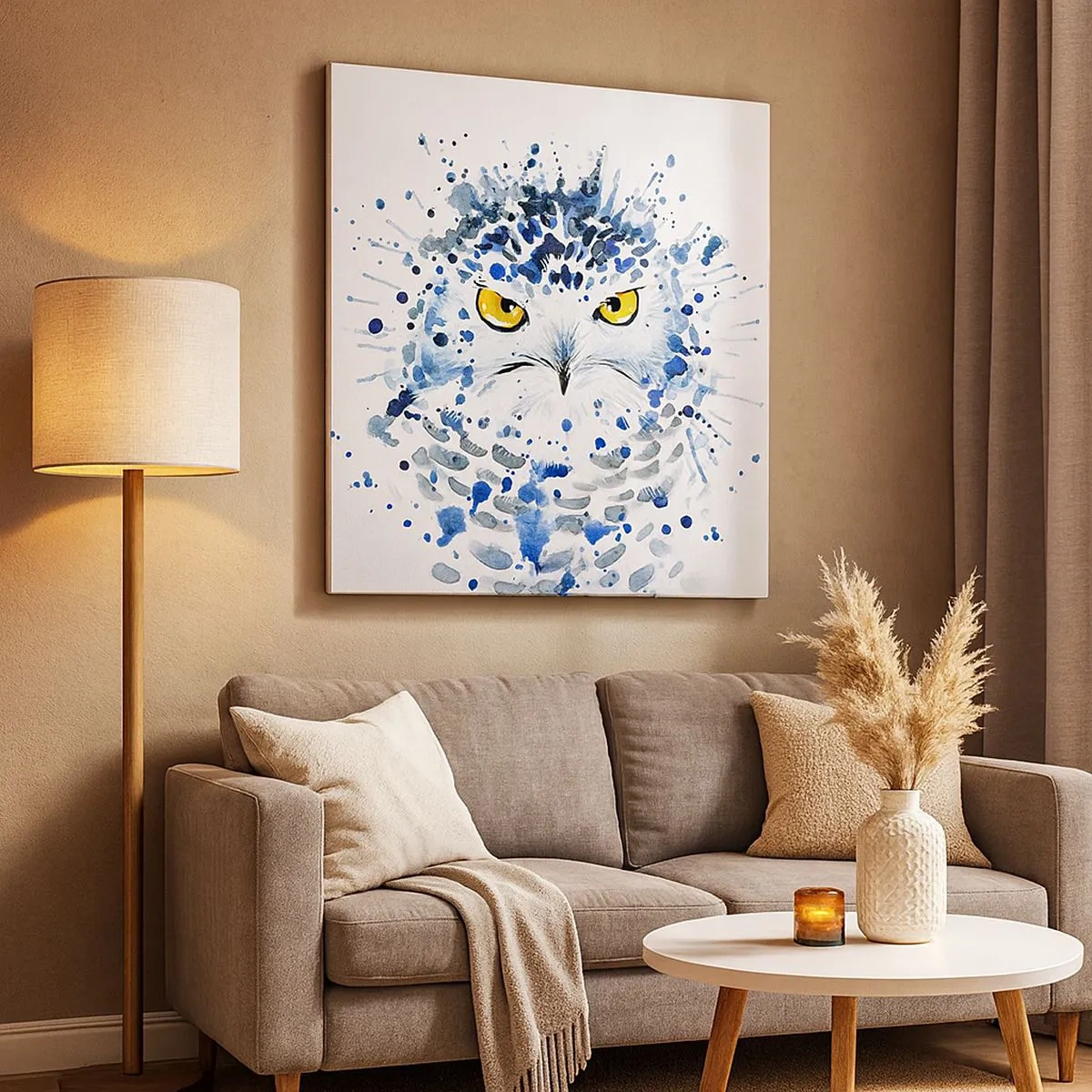 Obraz na płótnie - Prosto w oczy - 30x30 cm