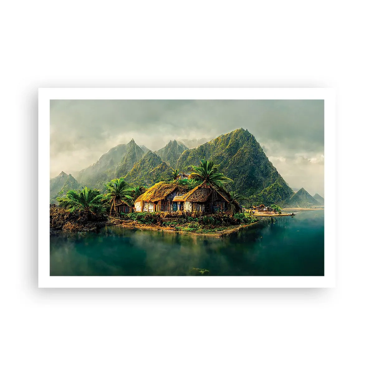 Plakat - Tropikalny raj - 91x61 cm