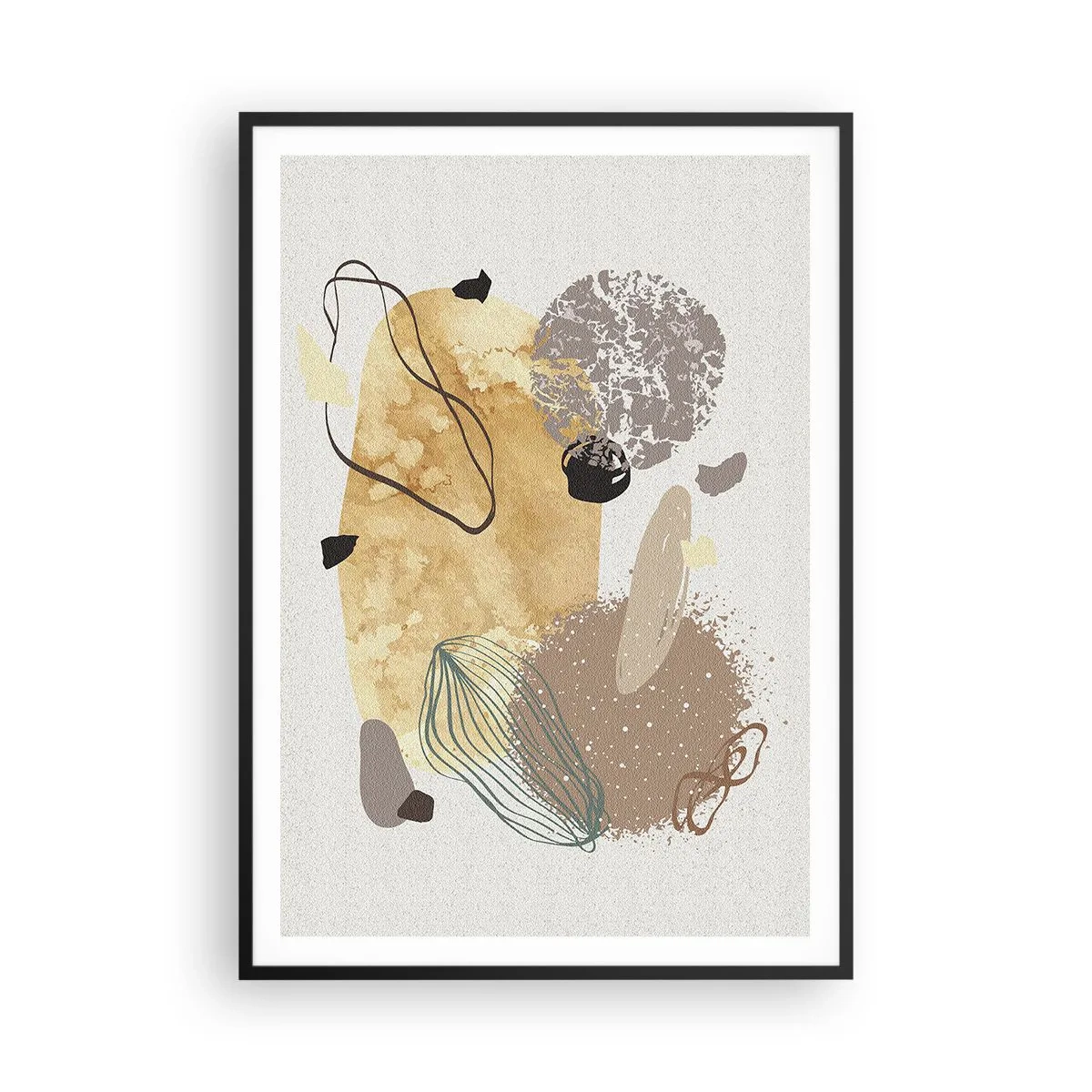 Plakat w czarnej ramie - Plumkologia stosowana - 70x100 cm