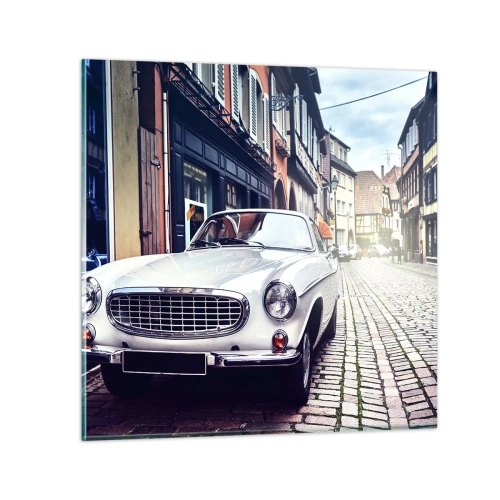 Obraz na szkle - Przeszłość to dziś - 50x50 cm