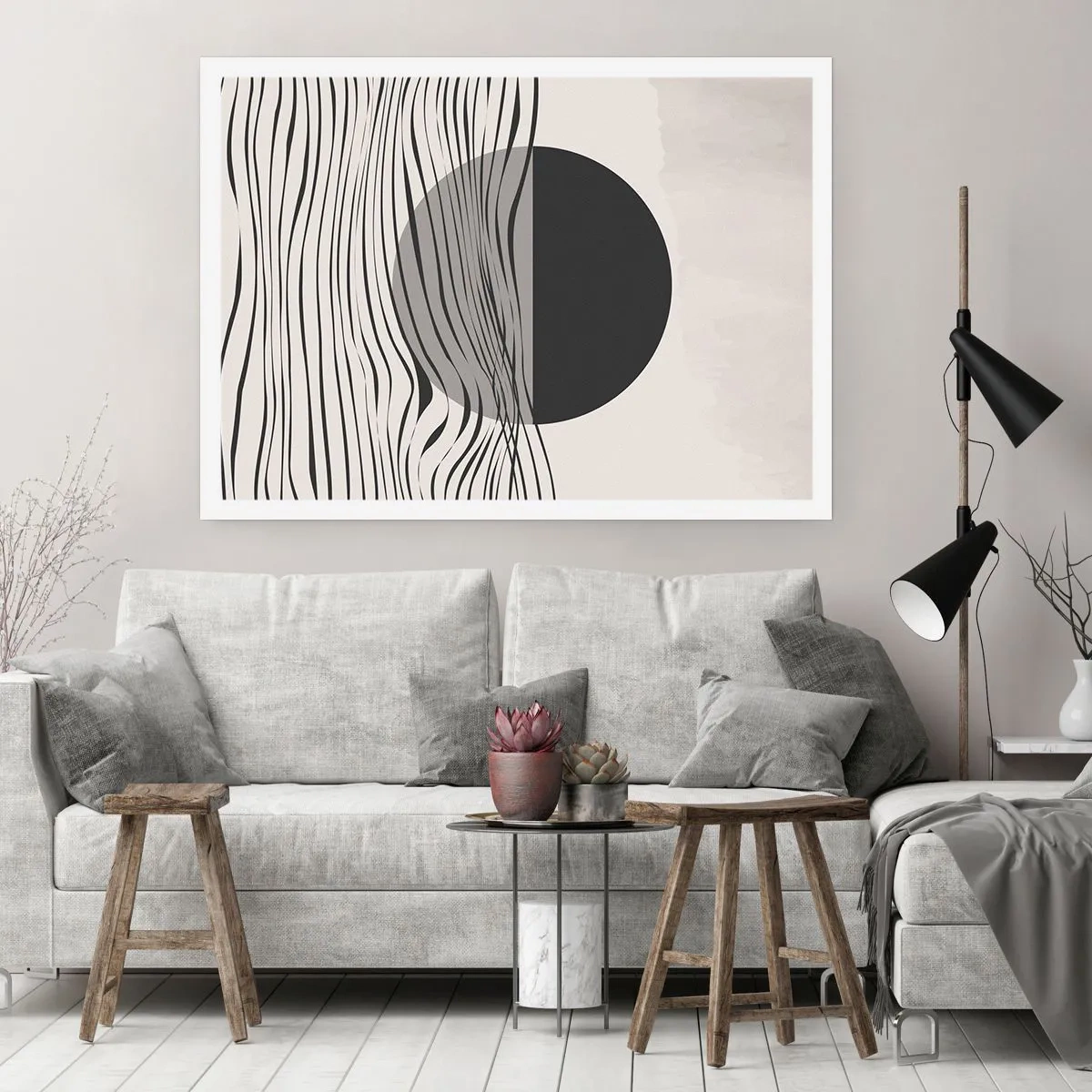 Plakat - Kompozycja połowiczna - 91x61 cm