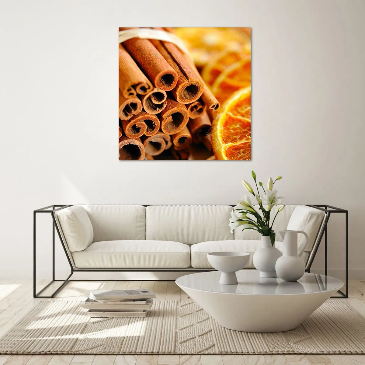 Obraz na szkle - Czujesz ich aromat? - 30x30 cm