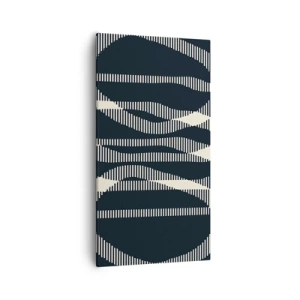 Obraz na płótnie - Próba przełamania ciemności - 55x100 cm