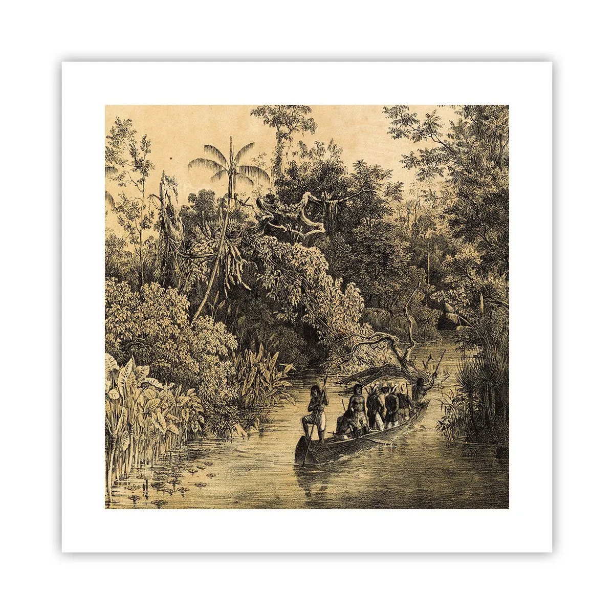 Plakat - Wyprawa do źródła - 40x40 cm