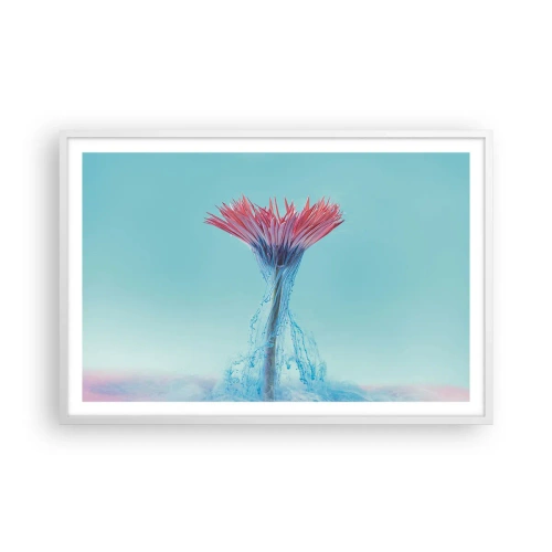 Plakat w białej ramie - W ożywczym objęciu - 91x61 cm