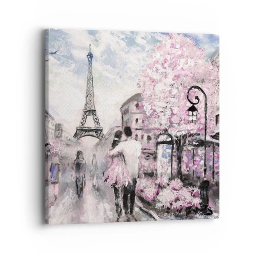 Obraz na płótnie - Jak zakochac się, to tylko w… - 40x40 cm