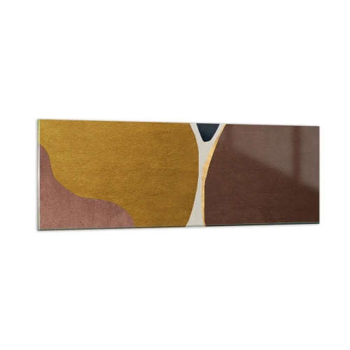 Obraz na szkle - Abstrakcja – miejsce w przestrzeni - 90x30 cm
