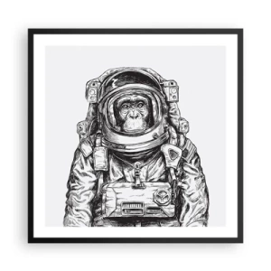 Plakat w czarnej ramie - Alternatywna ewolucja - 60x60 cm