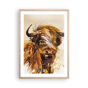 Plakat w ramie jasny dąb - Duma łowcy - 50x70 cm