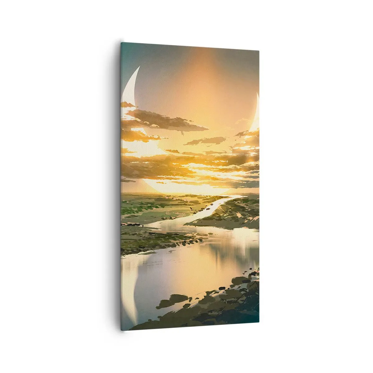 Obraz na płótnie - Gdzieś w odległej galaktyce - 65x120 cm