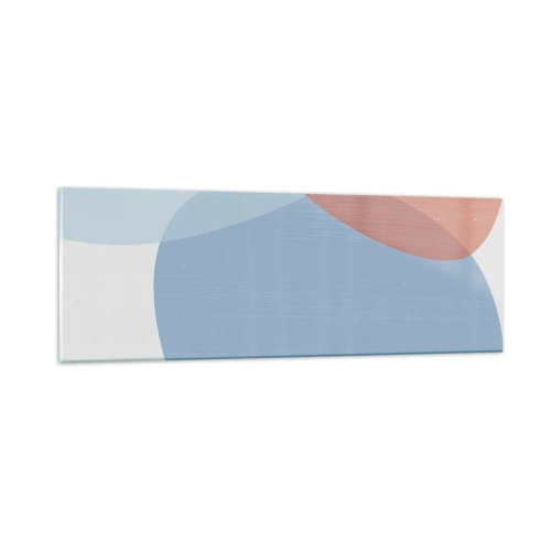 Obraz na szkle - Pastelowe związki - 90x30 cm