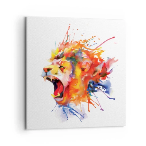 Obraz na płótnie - Wybuchnąć gniewem - 50x50 cm