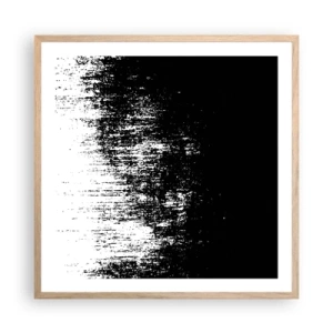 Plakat w ramie jasny dąb - I zwycięzcą jest… - 60x60 cm