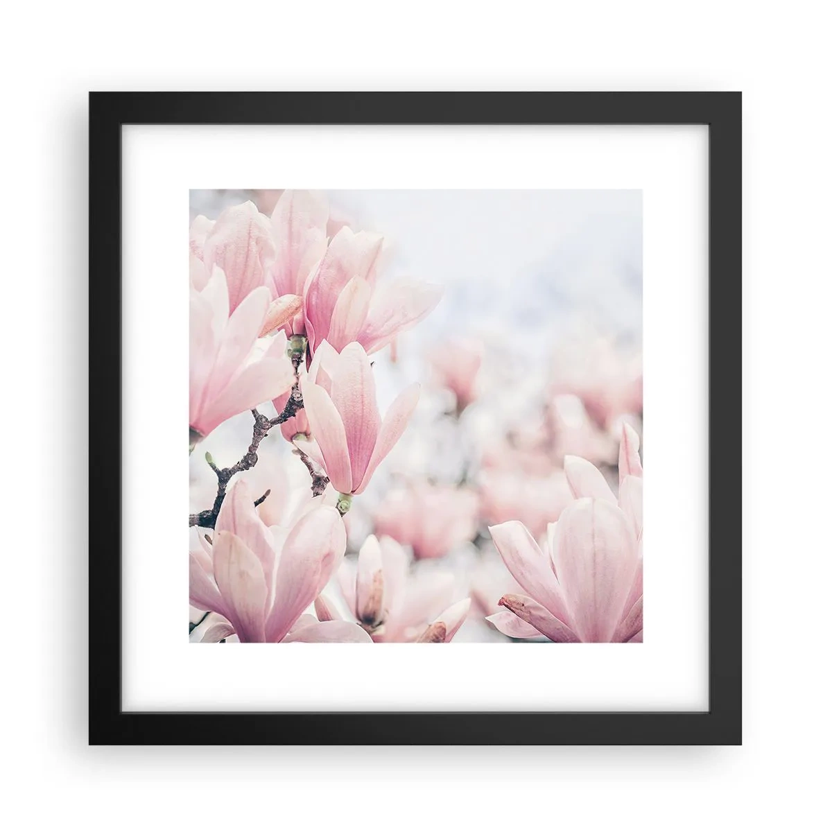 Plakat w czarnej ramie - Ideał subtelności - 30x30 cm