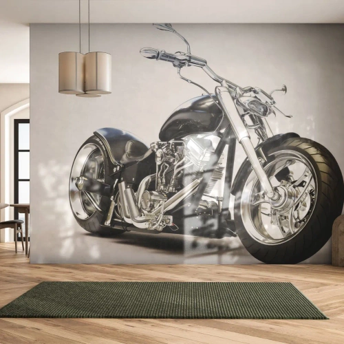 Fototapeta Samoprzylepna Deluxe Sticker - Siła z charakterem - Motoryzacja, Motocykl, Podróż - 100x70 cm
