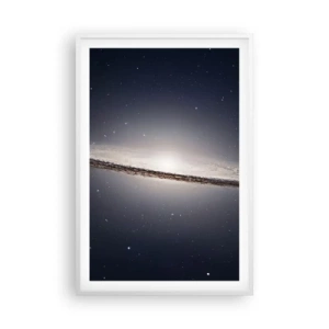 Plakat w białej ramie - Dawno temu w odległej galaktyce… - 61x91 cm