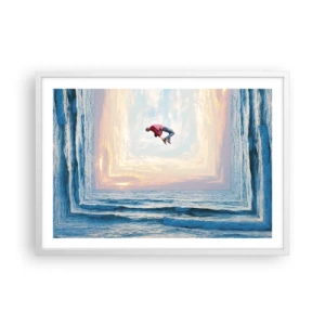 Plakat w białej ramie - Do innego wymiaru - 70x50 cm