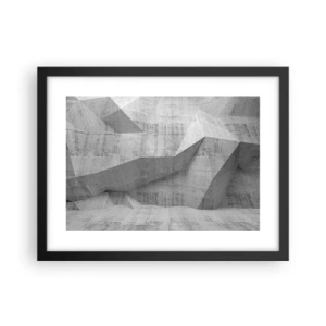 Plakat w czarnej ramie - Prawdziwe wyzwanie - 40x30 cm