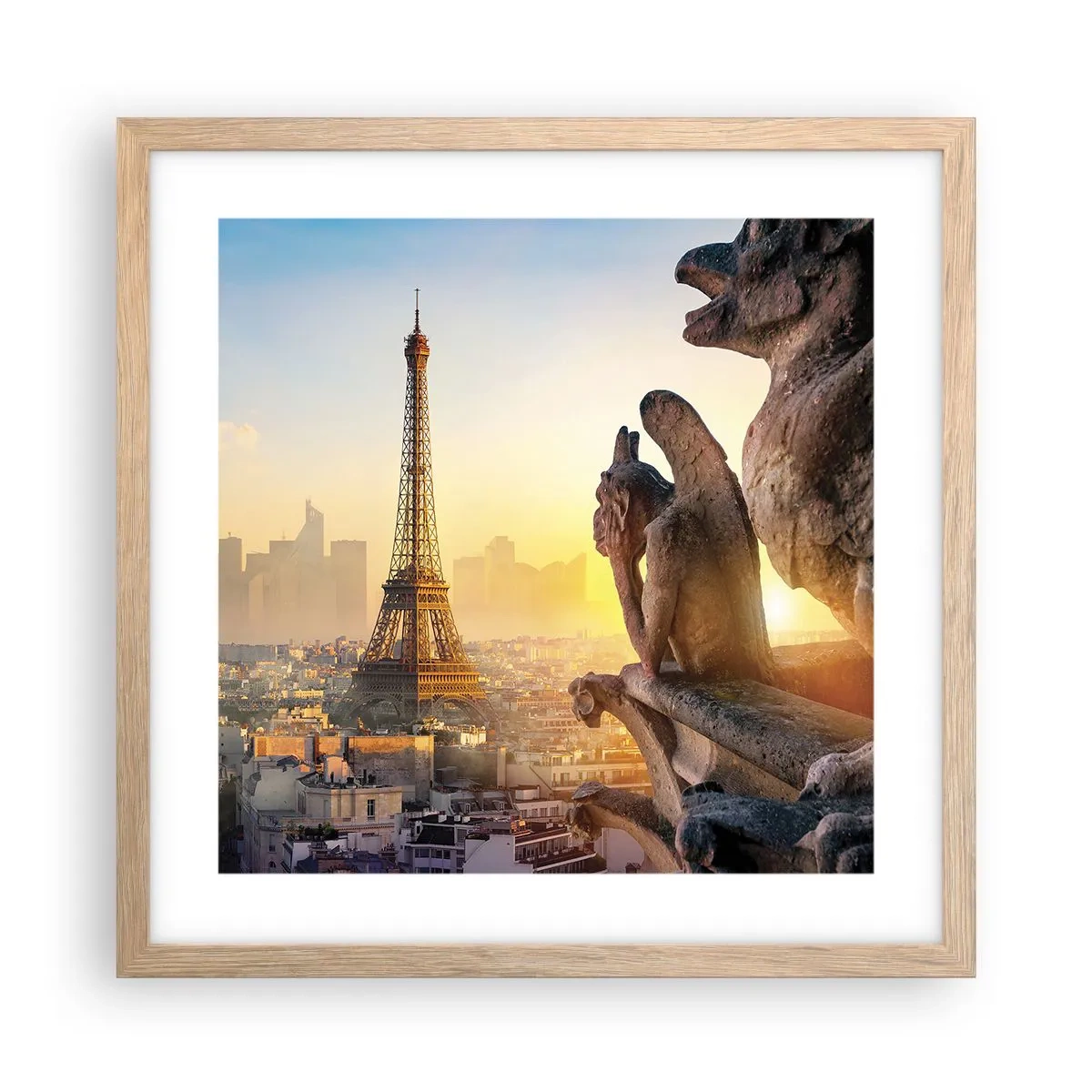 Plakat w ramie jasny dąb - Wiele się zmieniło… - 40x40 cm