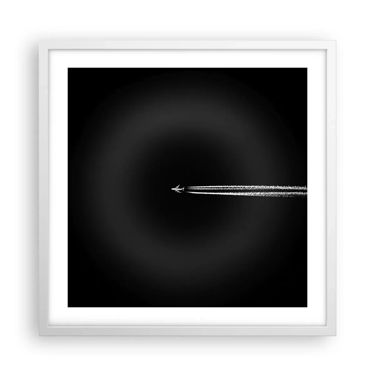 Plakat w białej ramie - W inny wymiar - 50x50 cm