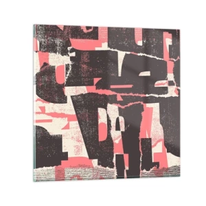 Obraz na szkle - Cały ten zgiełk - 70x70 cm