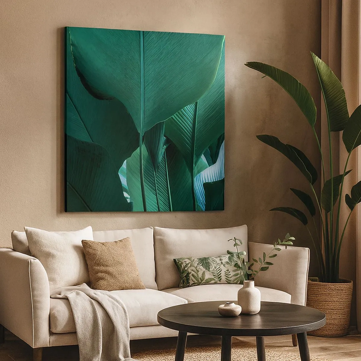 Obraz na płótnie - Zwrócone do światła - 30x30 cm