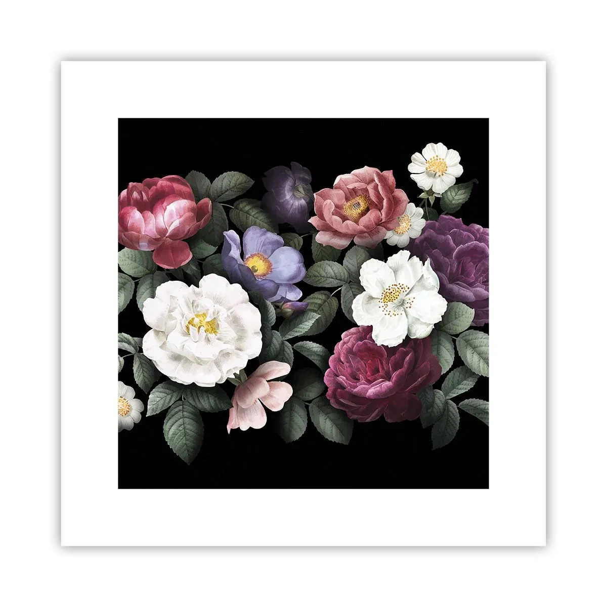 Plakat - Z angielskiego ogrodu - 30x30 cm