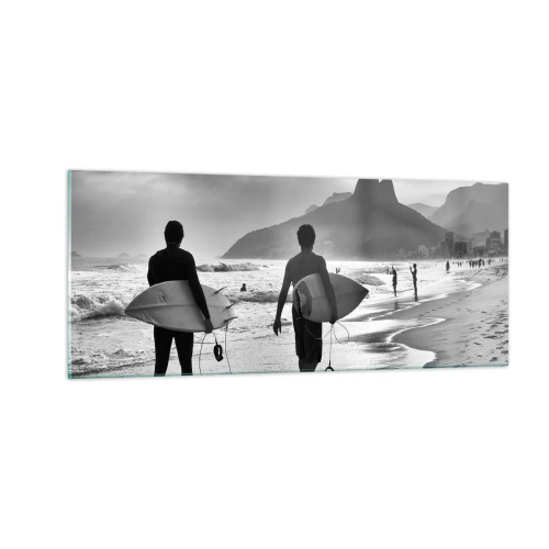 Obraz na szkle - Samba na jedną falę - 100x40 cm