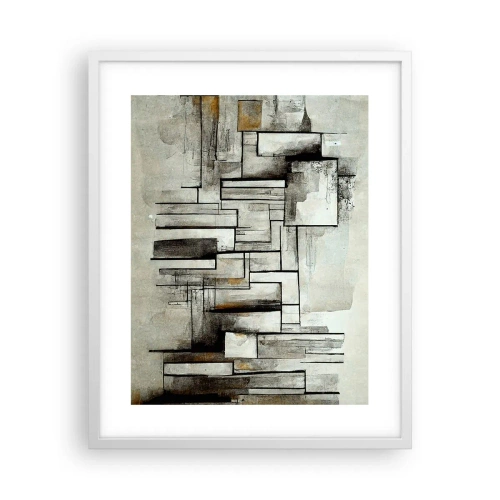 Plakat w białej ramie - Siła prostoty - 40x50 cm