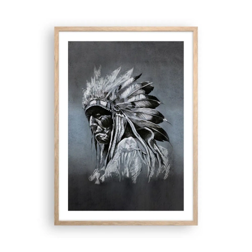 Plakat w ramie jasny dąb - Powrót do korzeni - 50x70 cm