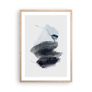 Plakat w ramie jasny dąb - Intensywność i ruch - 50x70 cm