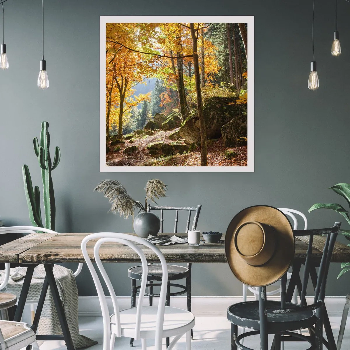 Plakat - Czas na odpoczynek - 30x30 cm