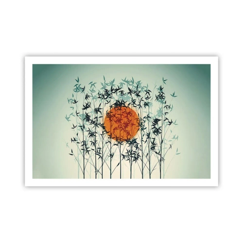 Plakat - Japońskie słońce - 91x61 cm