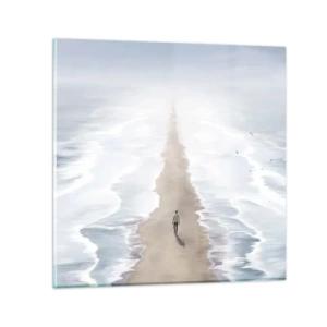 Obraz na szkle - Jasna przyszłość - 50x50 cm