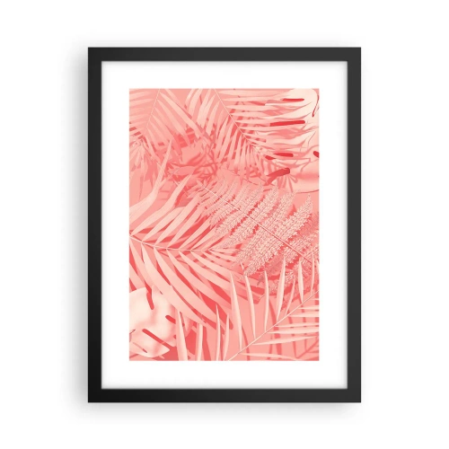Plakat w czarnej ramie - Różowy koncept - 30x40 cm